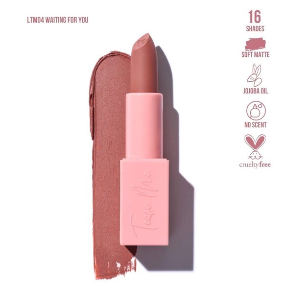 Beauty Creations Tease Me Soft Matte Lipstick Set Of 3 Turn me On Waiting For - Picture 7 of 7